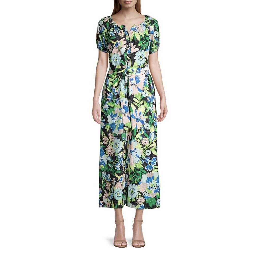 $328 Kate Spade Maxi Dress Belted Size XXS Runs Big as a XS/S